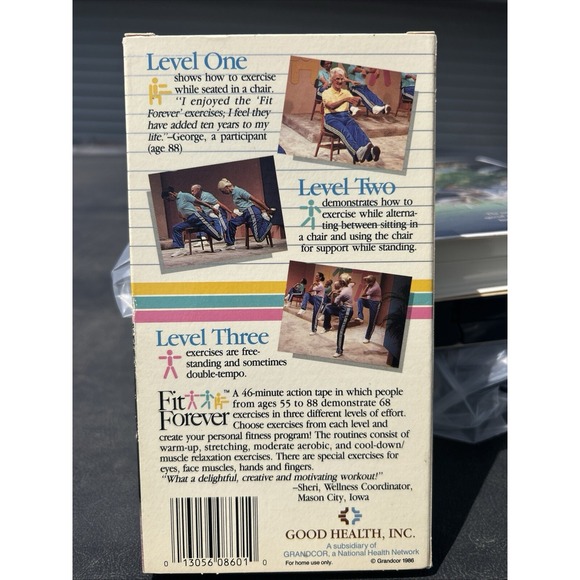 Fit Forever VHS 1986 Senior Fitness - Picture 3 of 4